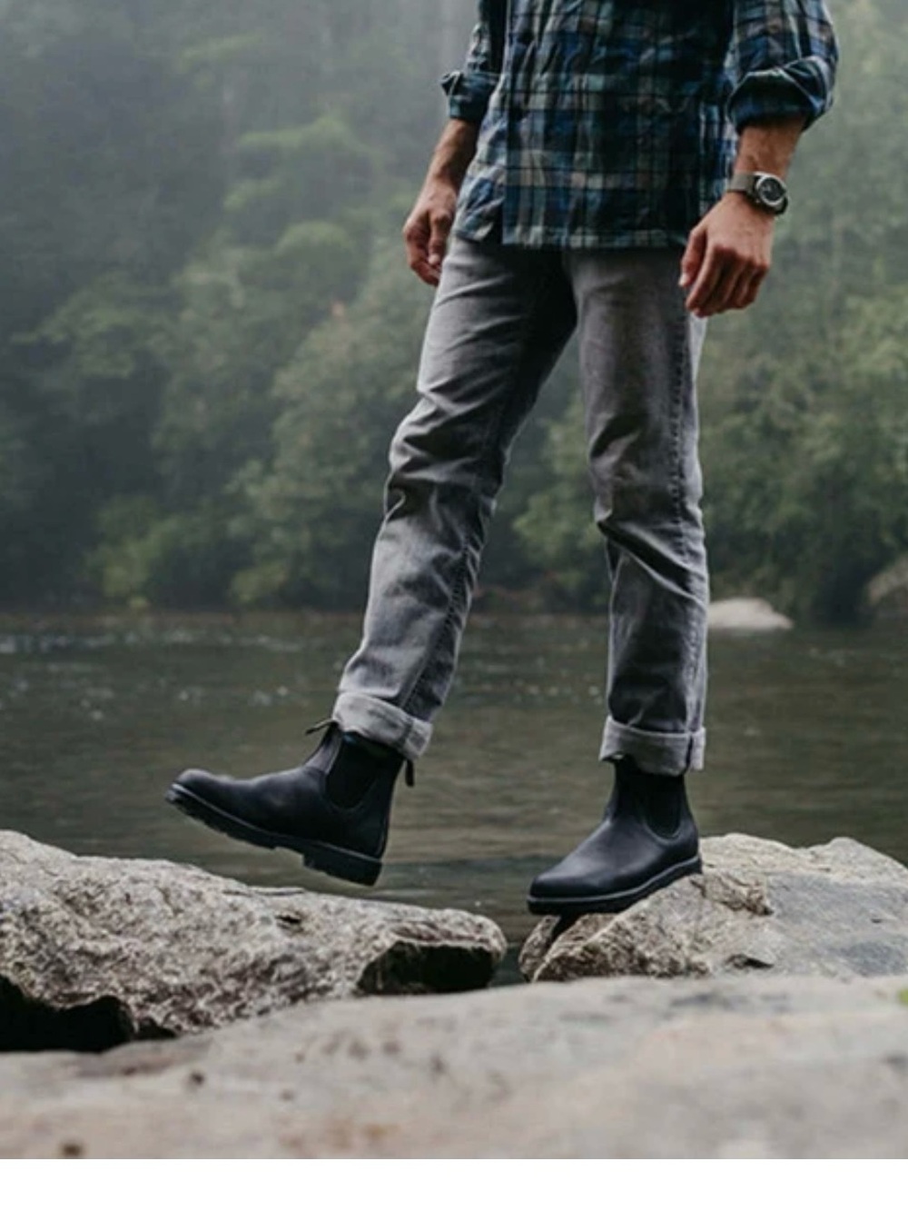 Blundstone Men’s Black Leather Chelsea Boots